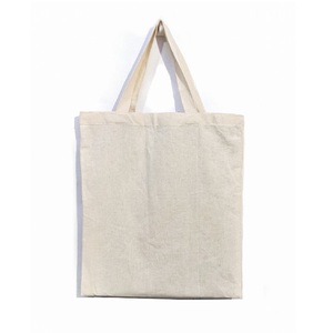 Wholesale 100% Organic Cotton Tote <b>Handbags</b> Convenient Natural <b>White</b> Custom Printed Logo Recyclable Durable GOTS Certified - Product Image 2