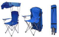 Camping pliant pour chaise de plage de pique-nique avec auvent pare-soleil