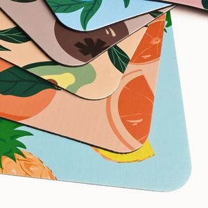 Nhà Máy Tùy Chỉnh Khuyến Mại Quà Tặng Chuột Pad Mat Không Thấm Nước UV In Da + Cao Su Cơ Sở Mousepad Tùy Chỉnh - Product Image 2