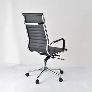 Sedie EAM ergonomiche per conferenze di alta qualità di nuovo Design 360 sedie da ufficio girevoli in pelle PU con braccioli