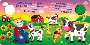 Custom Farm Song Book <span class=keywords><strong>1</strong></span>-Button Board Book con sonido para bebés <span class=keywords><strong>1</strong></span> <span class=keywords><strong>y</strong></span> más Aprendizaje temprano Sing-Along Book - Product Image 3