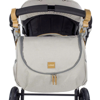 Sac de poussette de voyage pour parents, durable, imperméable, pour l'extérieur, avec poche pour biberon, design détachable, grande capacité