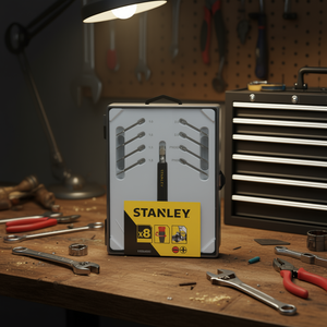 Juego de Destornilladores de Precisión Stanley, 8 Puntas, Kit de Herramientas Multiusos - Product Image 3