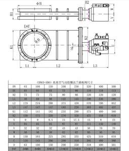 Yüksek kaliteli üreticileri paslanmaz çelik vakum deklanşör pnömatik <span class=keywords><strong>KF</strong></span> CF ISO slayt giriş valfi - Product Image 5