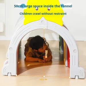 <span class=keywords><strong>Tunnel</strong></span> jouet écologique HDPE intérieur pour parc d'attractions pour enfants avec couleur personnalisée et caractéristiques <span class=keywords><strong>de</strong></span> rampement du train - Product Image 5