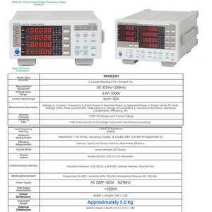 Medidor de Energía <span class=keywords><strong>Digital</strong></span> Trifásico NAPUI PM9833A Clase 0.2, Probador de Parámetros Eléctricos Armónicos, Vatímetro - Product Image 6