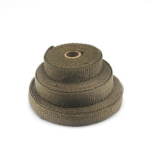 <span class=keywords><strong>Bande</strong></span> de protection <span class=keywords><strong>thermique</strong></span> en fibre de verre et silicone noir de 10 m, résistante aux hautes températures, pour échappement, certifiée CE, accessoires moto - Product Image 2