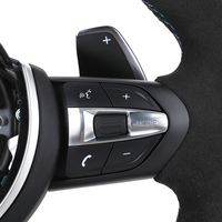 Volant sport demi-cuir avec bande bleue pour F10 X5 F15 F16 F20 F25 F30 F31 F34 F36 M3 F80 M4 F82 X5 E70 E72 E90 E92