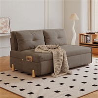 Sofá Cama Moderno Plegable Multifuncional para Sentarse y Recostarse, Extensible, Individual y Doble, Juego de Sofá Cama para Sala de Estar