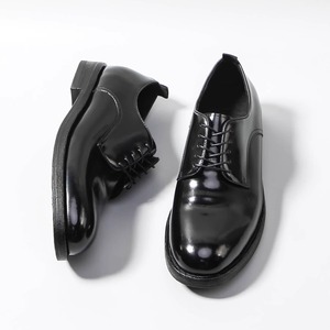 Chaussures en cuir respirantes avec talon rembourré et semelle souple, chaussures de mode pour hommes, chaussures décontractées - Product Image 4