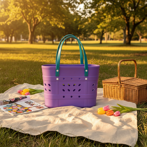 Borsa da Spiaggia Grande Capacità in Eva e Silicone, Impermeabile con Decorazioni Stampate, Borse da Viaggio - Product Image 2