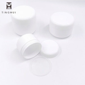Tarro de Plástico PP de Doble Pared, Blanco, para Cosméticos, Personalizable, Redondo, para Crema Facial, 5g, 15g, 30g, 50g, 100g, 150g, 200g, 250g - Product Image 2