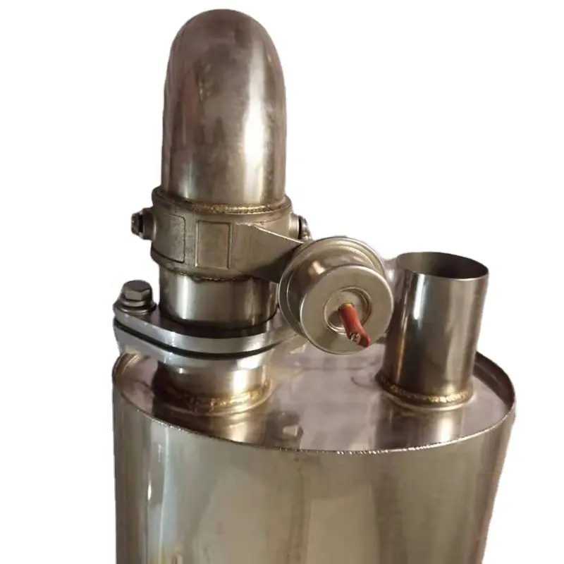 Performance stainless steel 304 vacuum exhaust valve single outlet muffler/cutout valve muffler