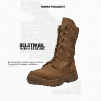Bottes tactiques légères Belleville Flyweight C320 8 pouces à lacets pour hommes, en cuir pleine fleur ventilé, semelle Vibram, fabriquées aux États-Unis