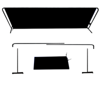 Barrière de séparation de terrain de pickleball multicolore en tuyaux d'acier de haute qualité, tissu Oxford 210D 420D, pour entraînement et divertissement en intérieur