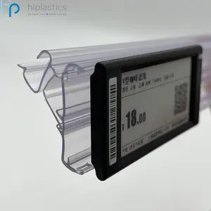 Hiplastics-sistemas de fijación de etiquetas electrónicas para estantería, productos digitales de tienda, abin53