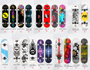 Skateboard <span class=keywords><strong>freestyle</strong></span> double bascule, 31 pouces, 4 roues, nouveau modèle, en stock - Product Image 5