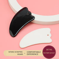 Planche de grattage en céramique à libération myofasciale du corps du cou portable Gua Sha