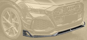 Nuevo Lip Delantero de Fibra de Carbono Seca para <span class=keywords><strong>Audi</strong></span> RSQ8 con Recortes para Escape, Instalación con Tornillos, Ajuste Universal - Product Image 6