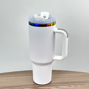 Vaso de 40 oz con Recubrimiento en Polvo, Galvanizado, con Grabado Láser, Logotipo Personalizado, Botella de Agua de Acero Inoxidable, Taza Original - Product Image 5