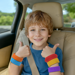 สายรัดข้อมือซิลิโคนแบบมีหนาม ของเล่นเสริมพัฒนาการสัมผัสสมัยใหม่ สำหรับเด็กและผู้ใหญ่ ของชำร่วยงานปาร์ตี้ - Product Image 6