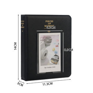 <span class=keywords><strong>Fujifilm</strong></span> <span class=keywords><strong>Instax</strong></span> <span class=keywords><strong>Mini</strong></span> 12/11/9/8 Sac pour appareil photo avec 64 poches pour album Sac en cuir PU avec poches et sangle réglable - Product Image 6