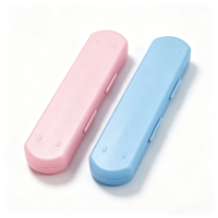 Vente de protège-stylos portables |   Boîte en plastique minimaliste de couleur unie