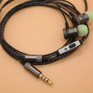 Oriole 820 In-Ear Headphones Gunmetal Metal <b>Control</b> <b>Wired</b> Music Earphones - Product Image 2