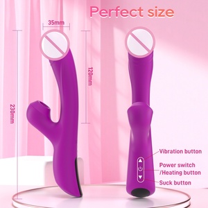 Vibratore Menglian con 10 Modalità di Vibrazione, 3 Velocità di Suzione, Ricarica Magnetica, Riscaldamento con Un Solo Pulsante, Ricaricabile, Stimolatore Clitorideo per Donne - Product Image 6