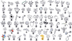 Eternal Metal ASTM F136 Titanio lindo <span class=keywords><strong>elefante</strong></span> roscado tops joyería <span class=keywords><strong>de</strong></span> perforación corporal <span class=keywords><strong>de</strong></span> alta calidad - Product Image 4