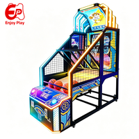 Machine d'arcade de basket-ball pour enfants avec écran HD de 42 pouces, fonctionnement à monnayeur, jeu de tir Super Dunk avec récompense par ticket pour parc d'attractions