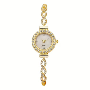 Fashionable and compact round women's bracelet <b>watch</b> with floral pattern women's quartz <b>watch</b> - Product Image 2