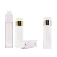 Nouvelle mode bouteille de pompe sans air de presse rotative bouteille de Lotion de pompe cosmétique bouteille sans air de torsion remplaçable pour les soins de la peau