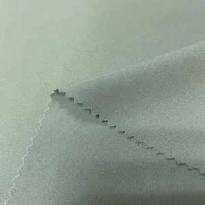 Wholesale Como Woven 75D Crepe Fabric Composition Poly Moss Crepe De Chine Fabric For Clothing
