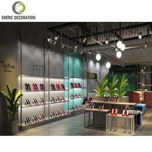 התאמה אישית נעלי ספורט אופנה חנות קיר התאמת גוף נעליים תצוגה ארון נעליים תצוגה - Product Image 1