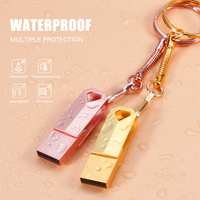 Clés USB métalliques personnalisées, clé USB haute vitesse 128 Go, clé USB portable TYPE C, clé mémoire