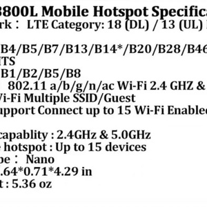 ไวไฟ 8800l ฮอตสปอต 4g ไวไฟมือถือ เราเตอร์ไวไฟ - Product Image 6