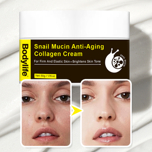 Customized Snail Mucin Anti-Aging Collagen <strong>Cream</strong> Brightening Whitening Moisturizing <strong>Face</strong> <strong>Cream</strong> - Product Image 3