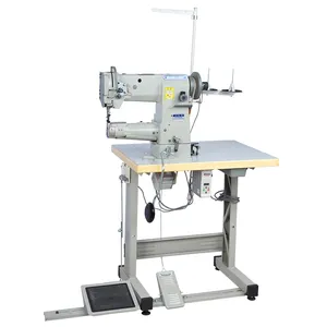 JL-1341 single needle lockstitch machine with edge tape edge leather goods industrial machines for sewing with foot peddle