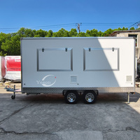 2025 Pizza Concession Fast Food Cart Van Trailer Mobile Food Truck avec cuisine complète équipée à vendre