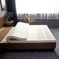 Matelas en latex blanc moderne et biologique, système de soutien, mobilier de maison, pliable pour l'école, l'hôpital, l'hôtel, mousse de lit en caoutchouc naturel