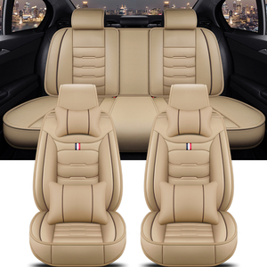 Set Completo <span class=keywords><strong>Coprisedili</strong></span> Universali per Auto in Ecopelle PVC con Cuscino per Sedile e Rivestimenti per Sedili Auto - Product Image 4