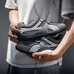Chaussures d'entraînement à bout ouvert pour hommes, nouveau style 2026, semelle fine, surface en maille respirante, idéales pour l'exercice, le fitness, décontractées, à semelle plate - Product Image 4