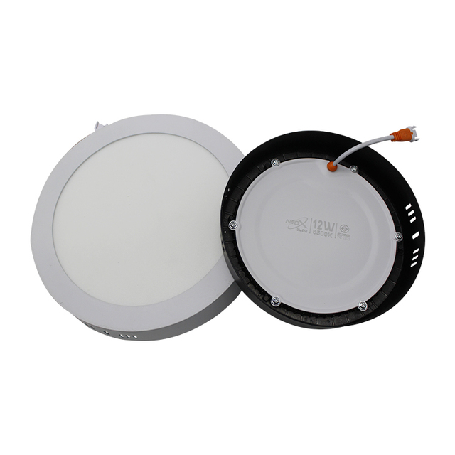 OEM ODM Flat Panels White Round Square Back-lit Surface Mount Led Panel Light