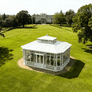 Kit de serre en fer et en verre de qualité supérieure pour projets de jardinage en DIY, complet avec panneaux de cadre et matériel d'installation - Product Image 6