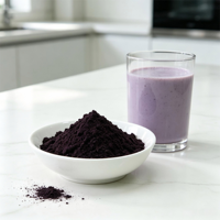 Natuurlijk gevriesdroogd bosbessenpoeder voor het bakken van ijs, yoghurt & dessertproductie