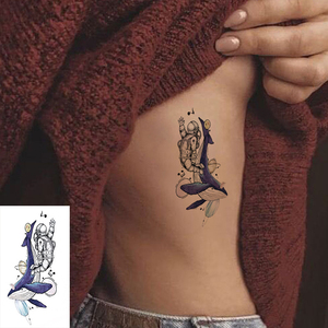 Autocollant de <span class=keywords><strong>tatouage</strong></span> temporaire à base de plantes non toxique et imperméable pour hommes et femmes - Product Image 3