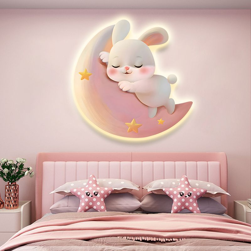 Children s Room Decorative Painting pink
