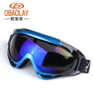 Gafas de Motociclismo OBAOLAY X400 con Lente Esférica de Policarbonato, Protección UV, Antideslizantes, Montura Completa para Hombre - Product Image 2