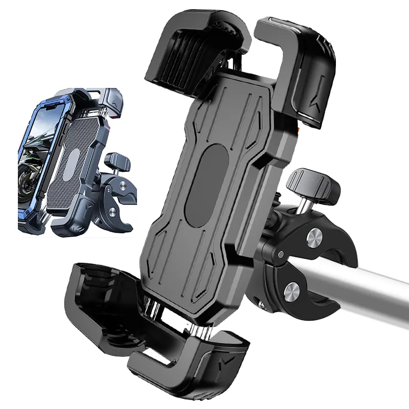 Supports de téléphone à 360 degrés, support de téléphone universel Flexible pour moto et vélo